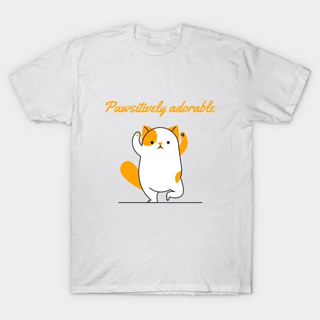 Pawsitively adorable T-Shirt by InkBlitz